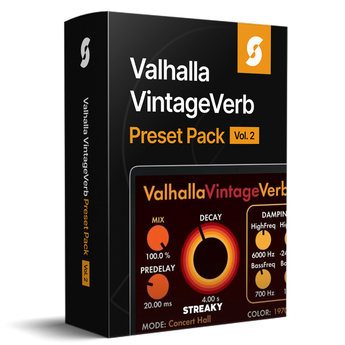 Valhalla VintageVerb Presets Vol. 2